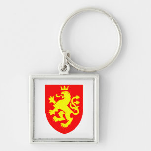 Macedonische leeuw sleutelhanger