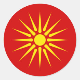 Macedonische zon Sticker