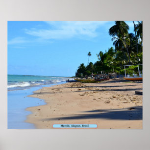 Maceió, Alagoas, Brazilië Poster