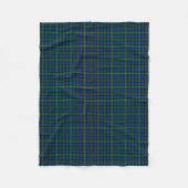 MacEwan Clan Royal Blue en Green Tartan Fleece Deken (Voorkant)