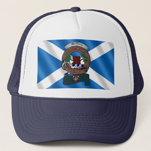 MacEwan/MacEwen Clan Badge Trucker Hat Pet (Voorkant)