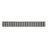 MacFarlane Black en White Modern Scottish Tartan Lint (Voorkant)