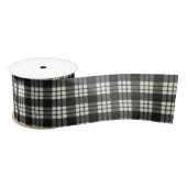 MacFarlane Black en White Modern Scottish Tartan Lint (Spoel)