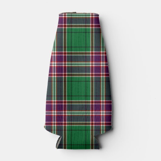 MacFarlane Hunting Tartan Print Flesjeskoeler (Voorkant)