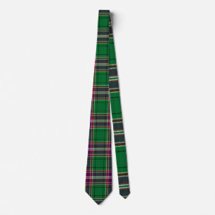 MacFarlane Hunting Tartan Print Stropdas