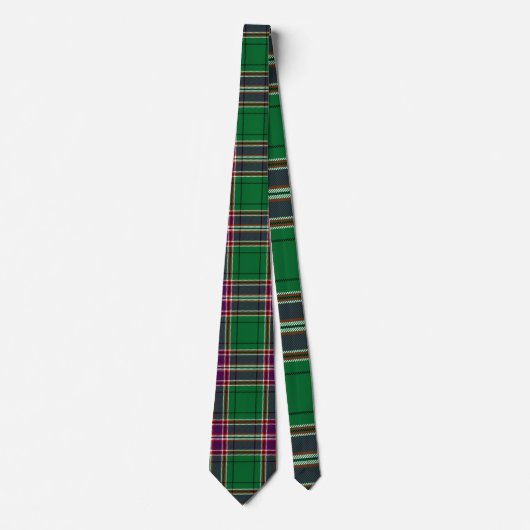 MacFarlane Hunting Tartan Print Stropdas (Voorkant)