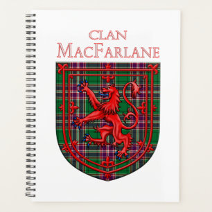 MacFarlane Hunting Tartan Scottish Pset Planner