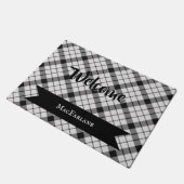 MacFarlane Pset Tartan Scottish Clan Pattern Deurmat (Schuin)