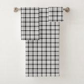 MacFarlane tartan noir blanc plaid (En situation)