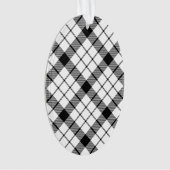 MacFarlane tartan noir blanc plaid (devant)