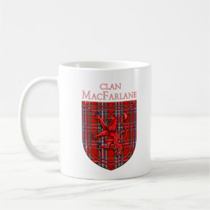 MacFarlane Tartan Scottish Play Lion Rampant Koffiemok
