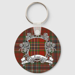 MacFarlane Tartan Shield Sleutelhanger