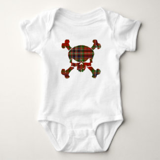 MacFarlane Tartan Skull No Banner Romper