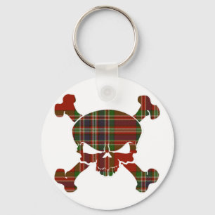 MacFarlane Tartan Skull No Banner Sleutelhanger
