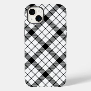MacFarlane tartan zwarte witte vlecht Case-Mate iPhone 14 Plus Hoesje