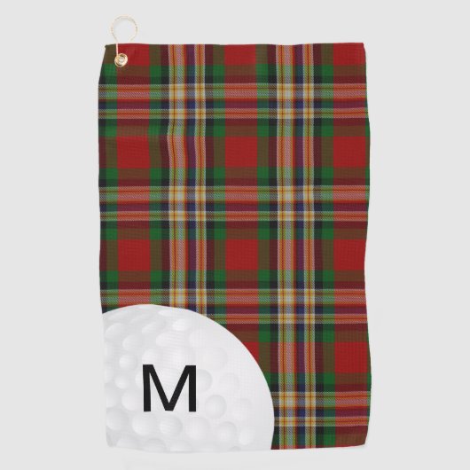 MacGill Tartan Plaid Golfhanddoek (Voorkant)