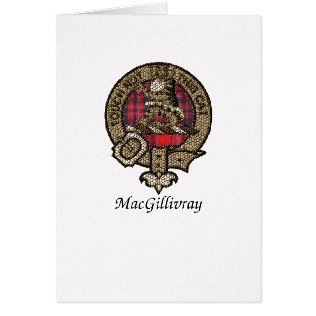 Macgillivray Clan Crest (Voorkant)