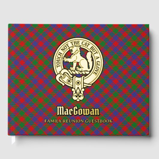 MacGowan Familiereünie Gastenboek (Voorkant)