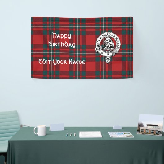 MacGregor Banner. Aanpassen om Naam/Gebeurtenis/H  Spandoek (Beurs)