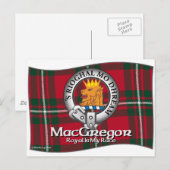 MacGregor Clan Briefkaart (Voorkant / Achterkant)