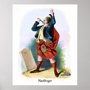 MacGregor Clan Gregor door R. R. McIan Poster