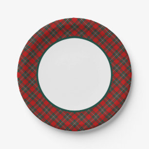 MacGregor Clan Tartan Border Papieren Bordje