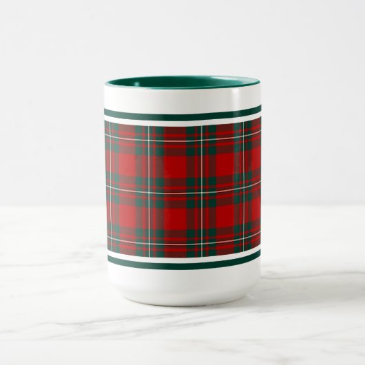MacGregor Clan Tartan Mok (Midden)
