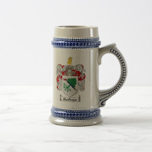 MacGregor Coat of Arms Stein / MacGregor Stein Bierpul (Rechts)