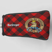 MacGregor Crest over Rob Roy Tartan Golfheadcover (Voorkant)