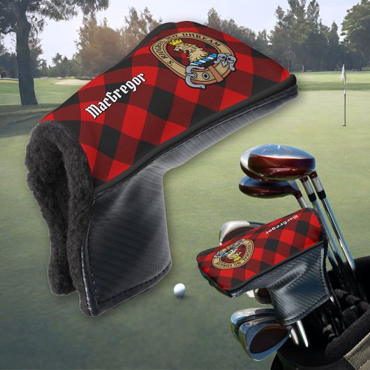 MacGregor Crest over Rob Roy Tartan Golfheadcover