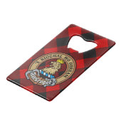MacGregor Crest sur Rob Roy Tartan (Devant Angle)