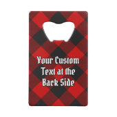 MacGregor Crest sur Rob Roy Tartan (Dos)