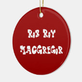 MacGregor Ornament geeft naam uit (Links)