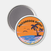Macgregor Point Ontario Magnet du parc provincial (Recto/Verso)
