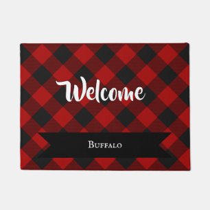 MacGregor   Rob Roy   Buffalo Pset Red Tartan Deurmat