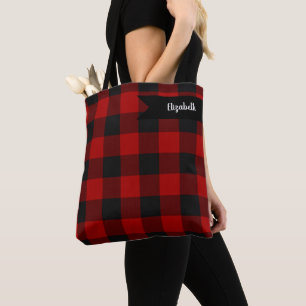 MacGregor Rob Roy Buffalo Pset Red Tartan Draagtas