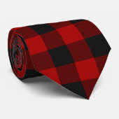 MacGregor | Rob Roy | Buffalo Pset Red Tartan Stropdas (Opgerold)