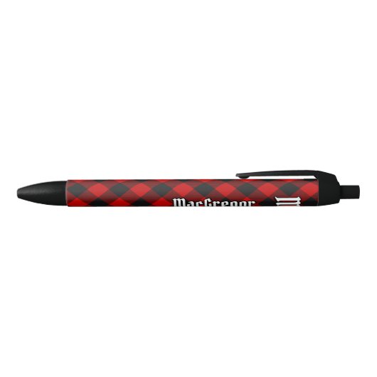 MacGregor Rob Roy Stylo d'encre Tartan (Haut)