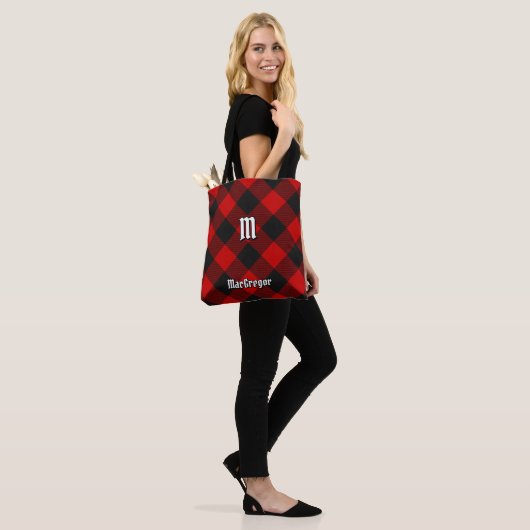 MacGregor Rob Roy Tartan Canvas tas (Op model)