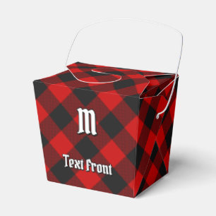MacGregor Rob Roy Tartan Favor Box Bedankdoosjes