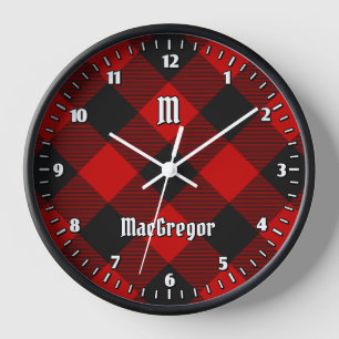 MacGregor Rob Roy Tartan Grote klok
