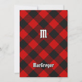 MacGregor Rob Roy Tartan Kaart (Voorkant)