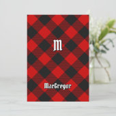 MacGregor Rob Roy Tartan Kaart (Staand voorkant)