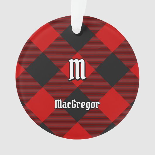 MacGregor Rob Roy Tartan Ornament (voorkant)