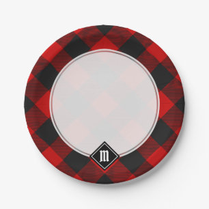 MacGregor Rob Roy Tartan Paper-Borden Papieren Bordje