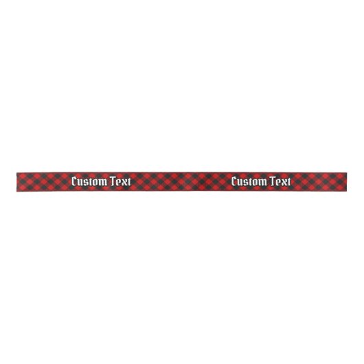 MacGregor Rob Roy Tartan Satin Lint (Voorkant)