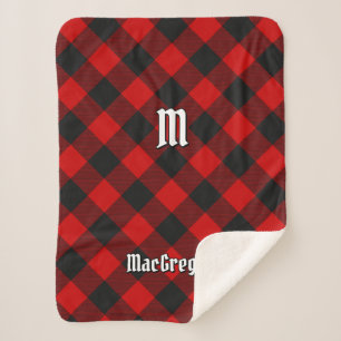 MacGregor Rob Roy Tartan Sherpa Blanket Deken