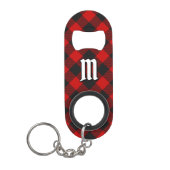MacGregor Rob Roy Tartan Sleutelhanger Bottle Open Mini Flessenopener (Voorkant)