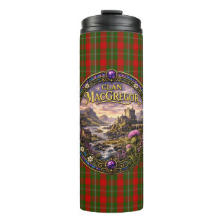 MacGregor Schotse Clan Tartan Thermosbeker