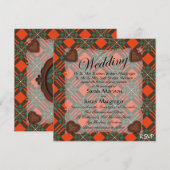 Macgregor Scottish clan tartan - Pset Kaart (Voorkant / Achterkant)